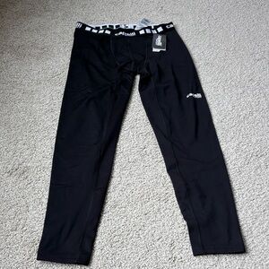 Men's Black Thermal Cycling Tights